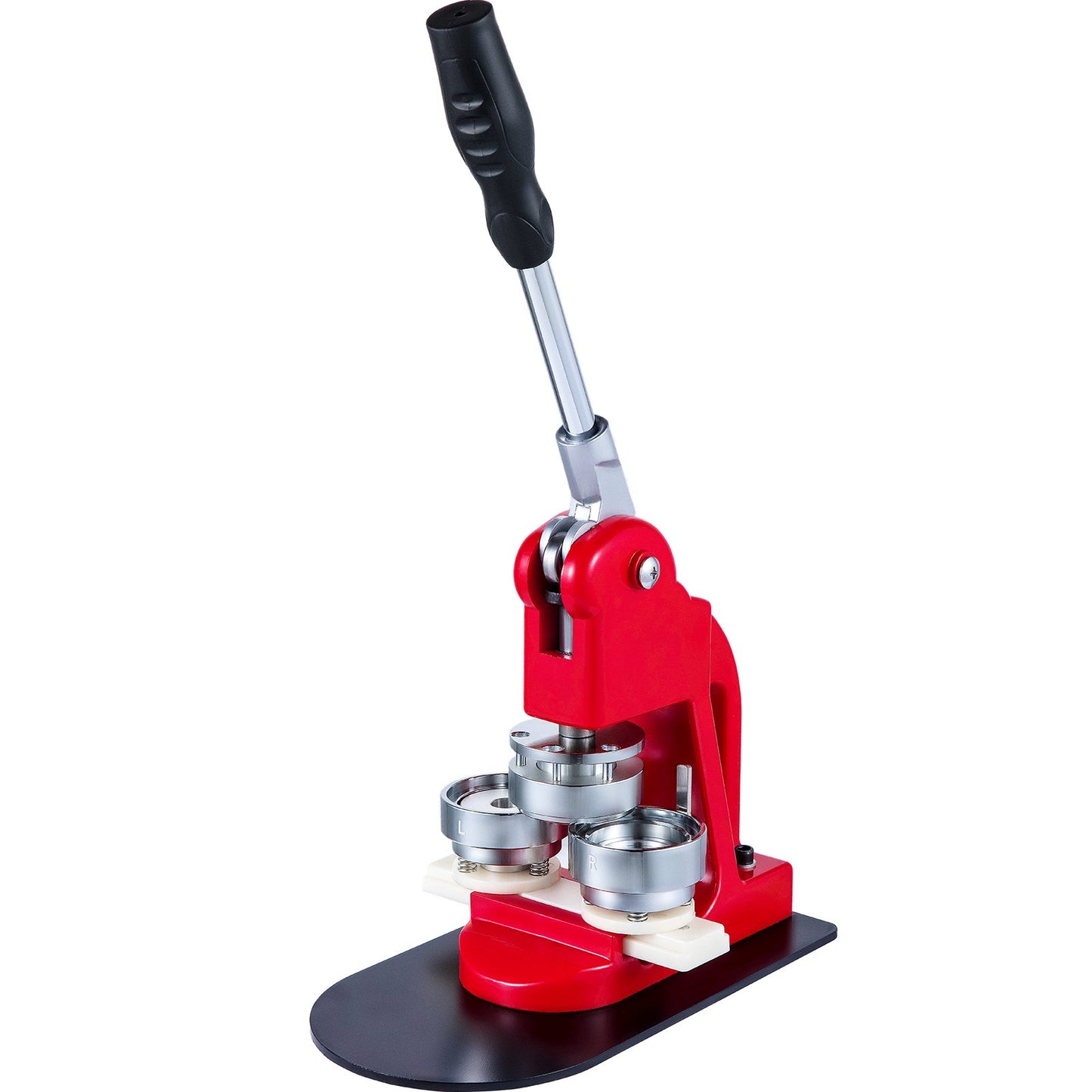 44mm Button Maker 1.73 Button and Badge Maker Machine Button Maker Press Punch Press Machine with 1000 Buttons (1000pcs)