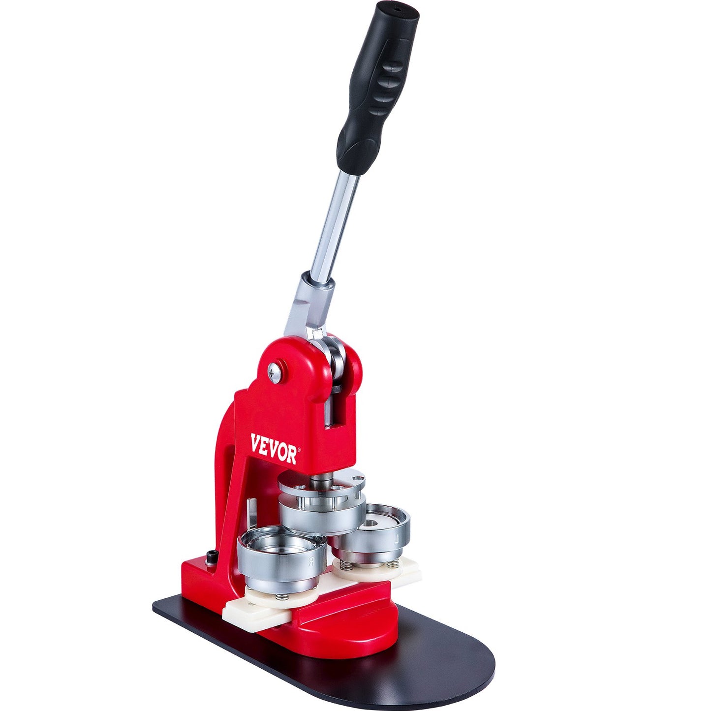 44mm Button Maker 1.73 Button and Badge Maker Machine Button Maker Press Punch Press Machine with 1000 Buttons (1000pcs)