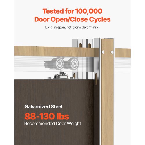 Pocket door frame set Pocket door set for 610-762 mm width 2032 mm height steel