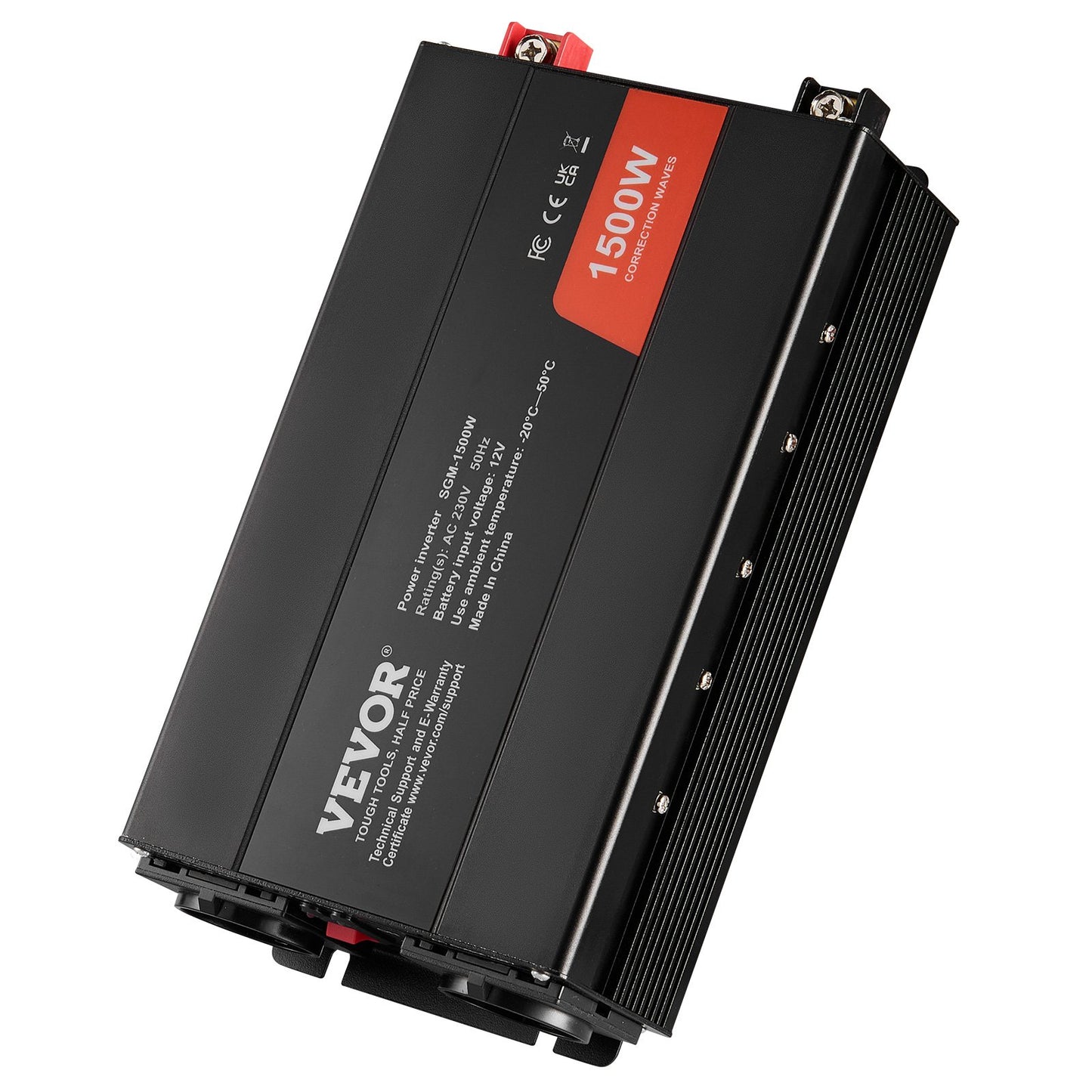 Modifierad sinusvågseffektomriktare 1500W DC12V till AC230V CE FCC-certifierad
