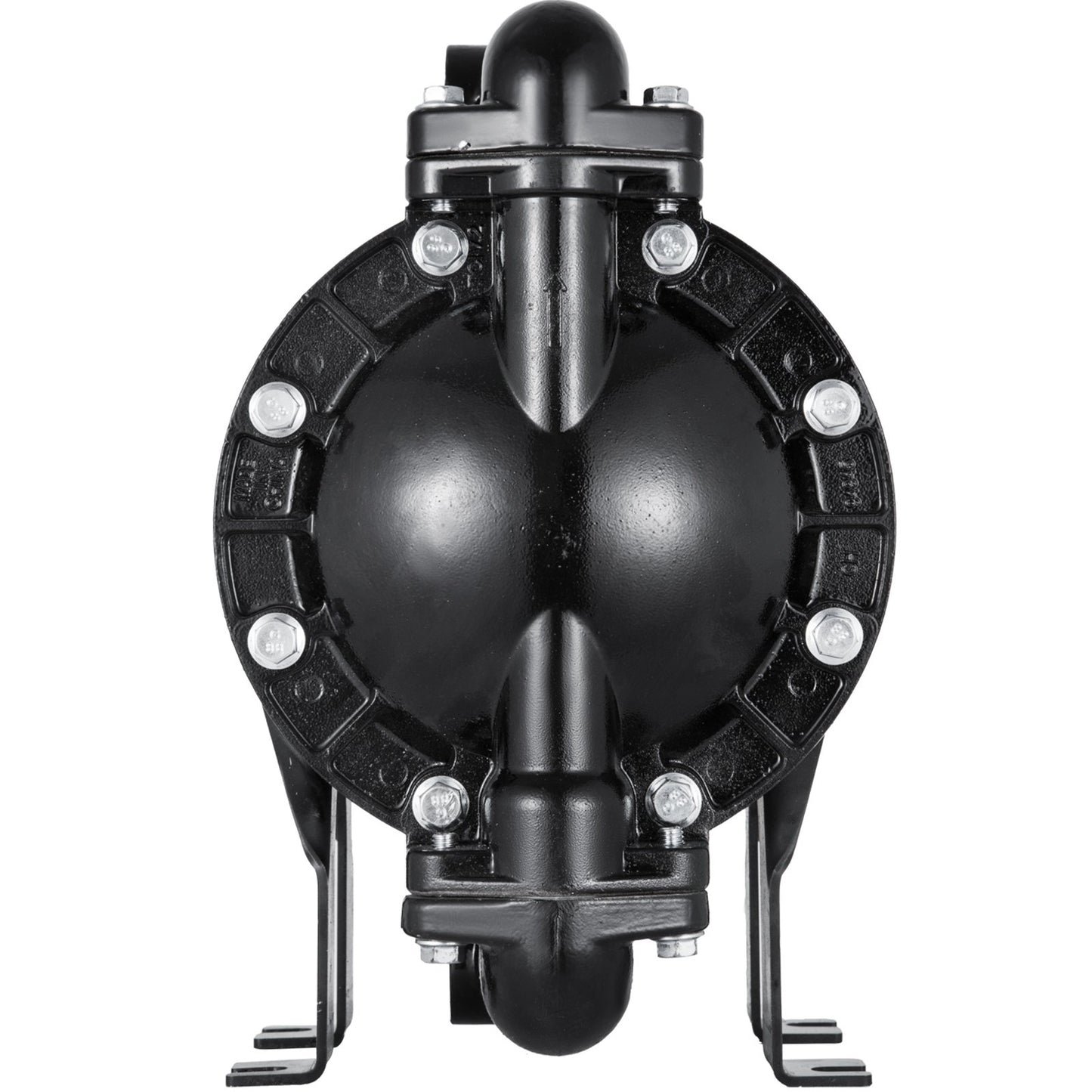 Luftdriven dubbelmembranpump 1 tum Inlopp Utlopp Aluminium 35 GPM Max 120PSI, Nitrilmembran, QBY4-25L-1inch-35
