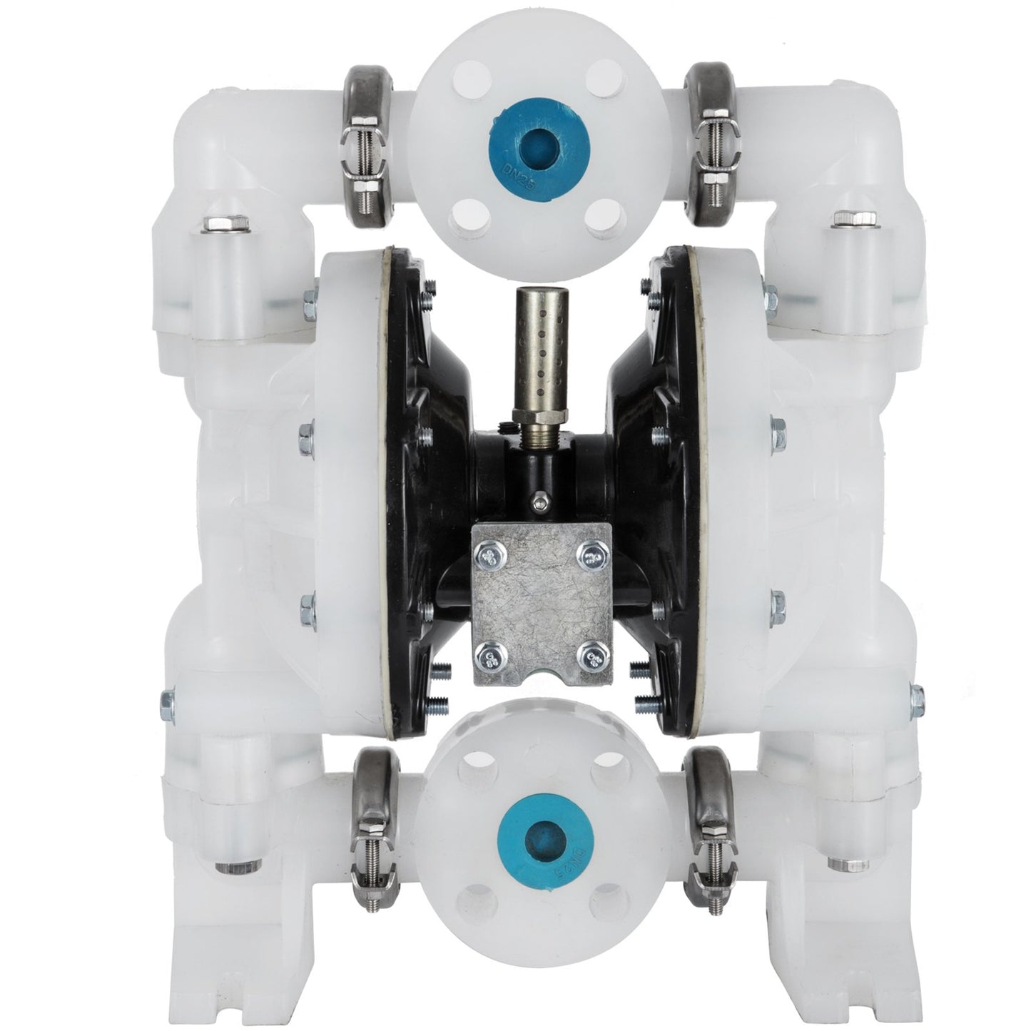 Air Driven Double Diaphragm Pump Chemical Industrial 1 Inch Inlet and Outlet