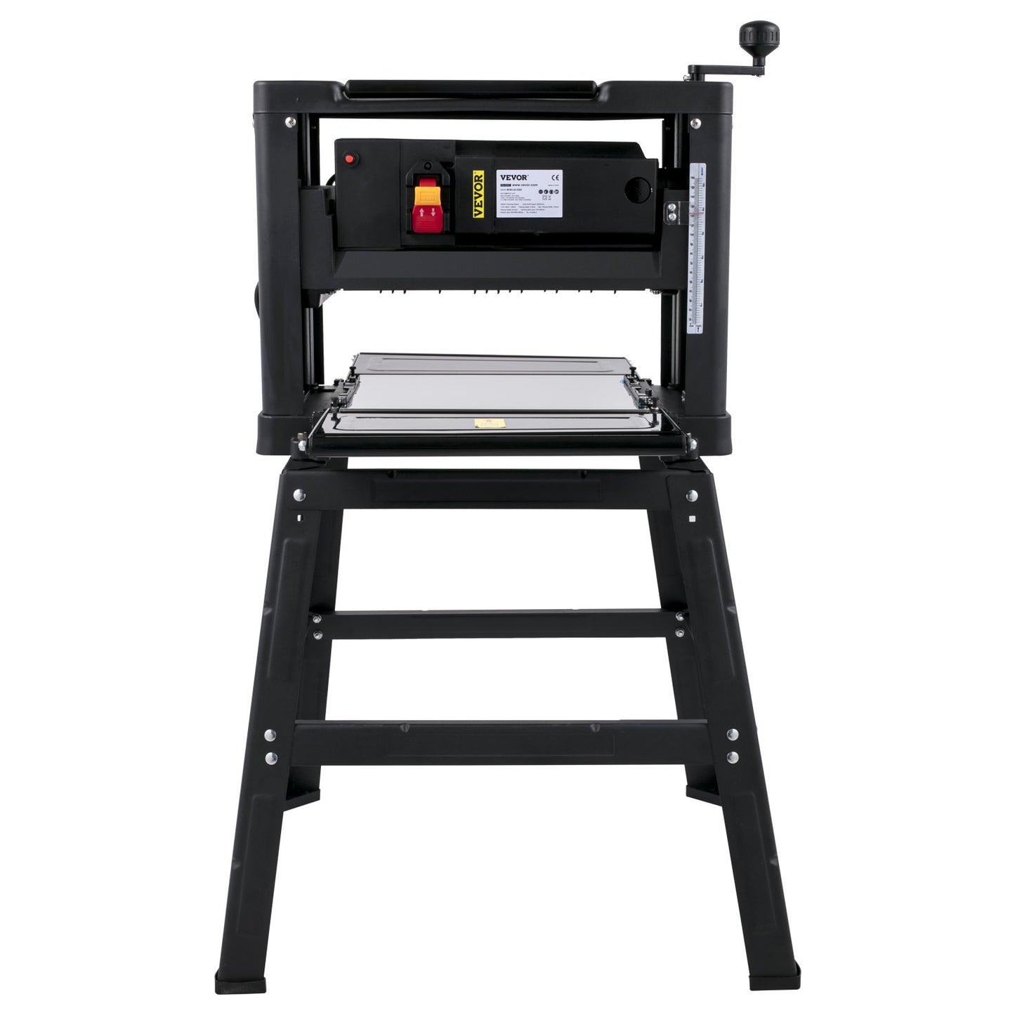Thicknesser 13-inch Bench Planer 2000W Wood Planer 8000 rpm Wood Planer 10 AMP Wood Planer Foldable 6m/min Planing Speed with Iron Stand Dust Extractor for Woodworking Wood Plank