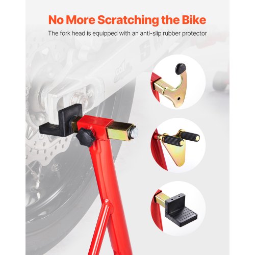 Motorcykel Fram & Bak Stödlyft 850lb Spoolift Paddock Svingarm Röd | EU