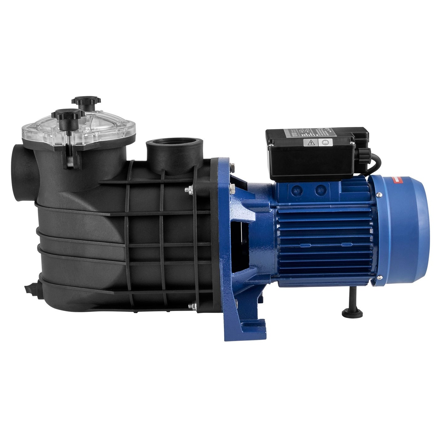 Poolpumpe, 2,5 PS, 120 GPM, max. Durchfluss, Einzelgeschwindigkeits-Filterpumpe, 220 V, 2850 U/min, 50 Fuß max. Förderhöhe, Poolpumpe mit Filterkorb für oberirdische Pools, Whirlpools und Spas