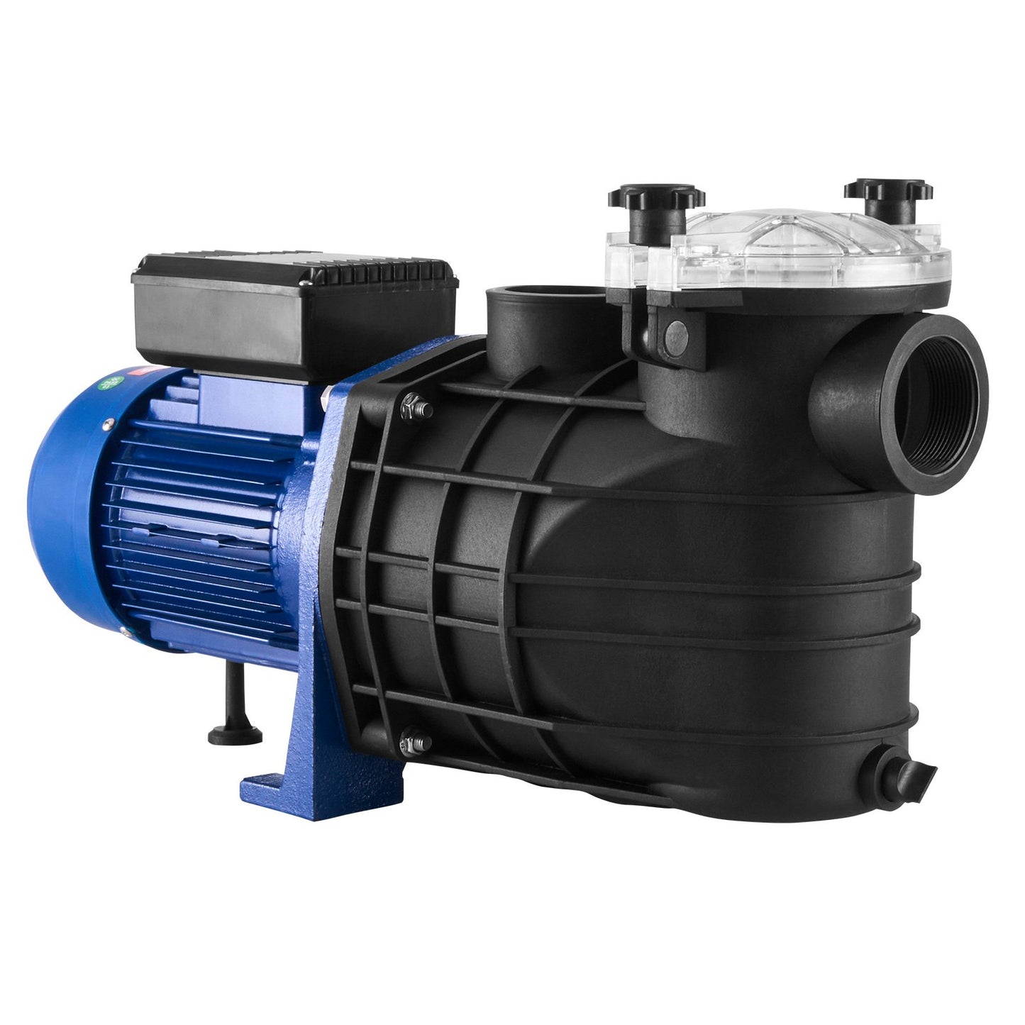 Poolpumpe, 2,5 PS, 120 GPM, max. Durchfluss, Einzelgeschwindigkeits-Filterpumpe, 220 V, 2850 U/min, 50 Fuß max. Förderhöhe, Poolpumpe mit Filterkorb für oberirdische Pools, Whirlpools und Spas