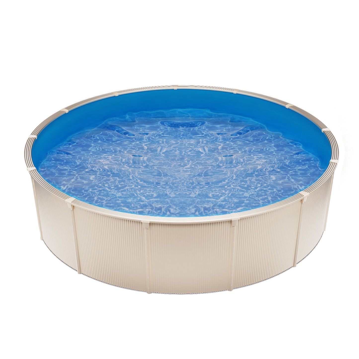 Round Pool Liner 18ft Overlap Pool Liner 52in Wall Height Solid Color