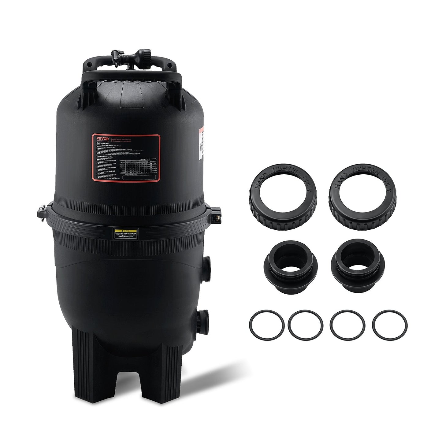 Kartuschen-Poolfilter, 40 qm Filterfläche Inground Poolfilter, Filtersystem zur Aufstellpoolfiltration mit Upgrade-Filter und auslaufsicher, für Whirlpools, Spas, aufblasbare Pools