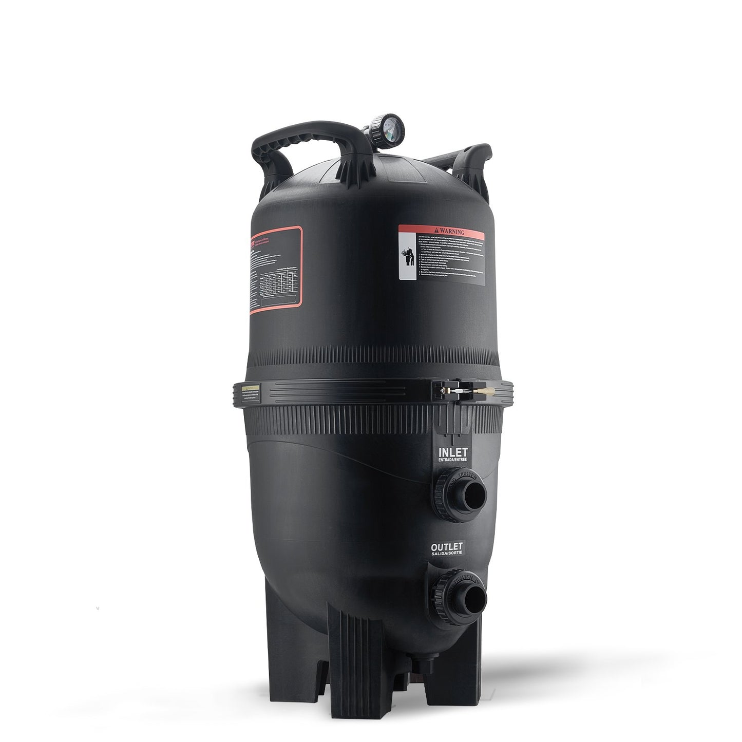 Patron poolfilter, 30 kvm filterområde Inground poolfilter, filtersystem ovanför marken poolfiltersystem med uppgraderingsfilter och läckagesäkert, för badtunnor, spa, uppblåsbar pool