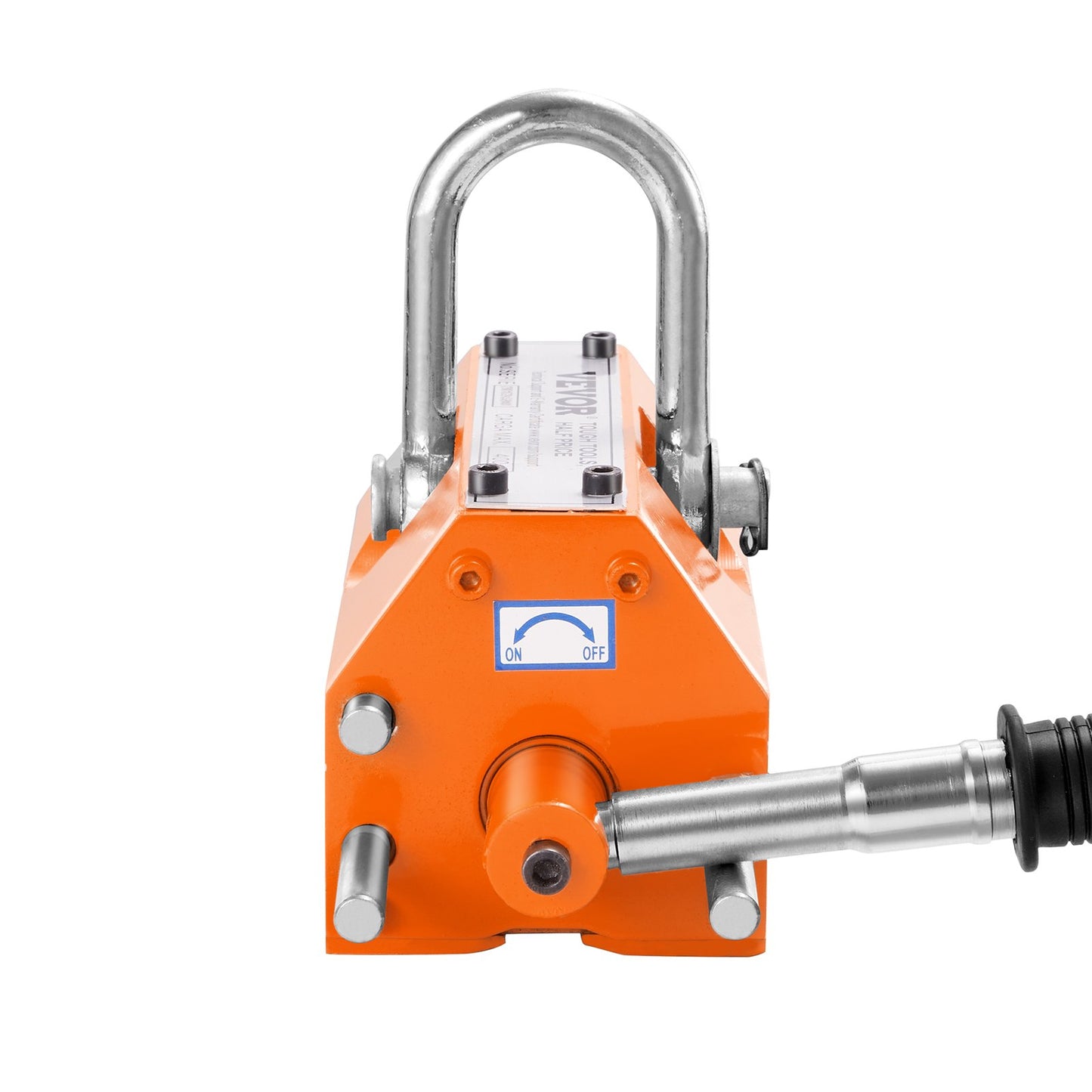Magnetic Lifter, 220 lbs/100 kg dragkapacitet, 2,5 säkerhetsfaktor, neodym och stål, lyftmagnet med frigöring, permanenta lyftmagneter, kraftig magnet för lyftanordning, butikskran, block, bräda