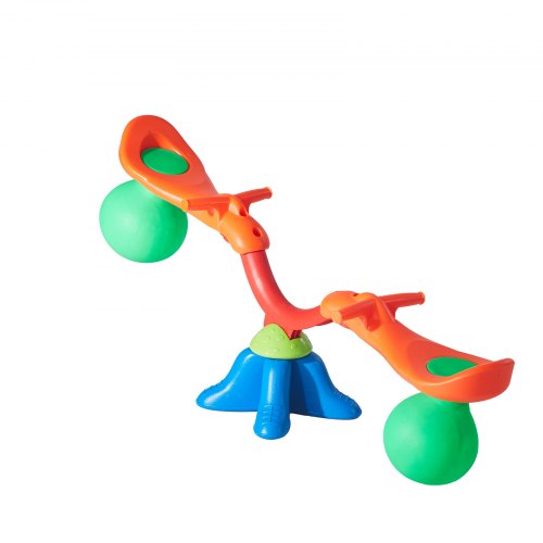 Children's seesaw 22.5 kg capacity 360 degree rotating seesaw from 3 years old