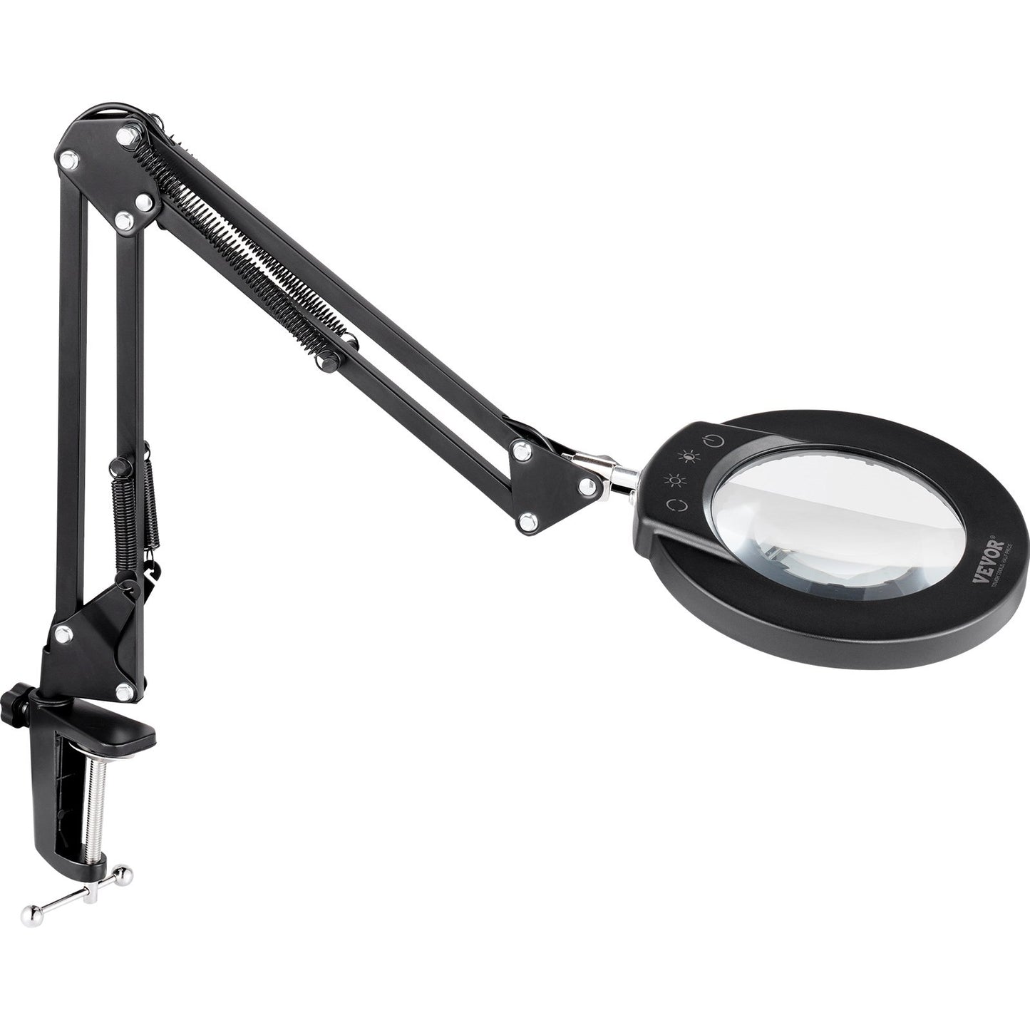 5X golvförstoringsglas med ljus och stativ LED 5 färglägen 3-i-1
