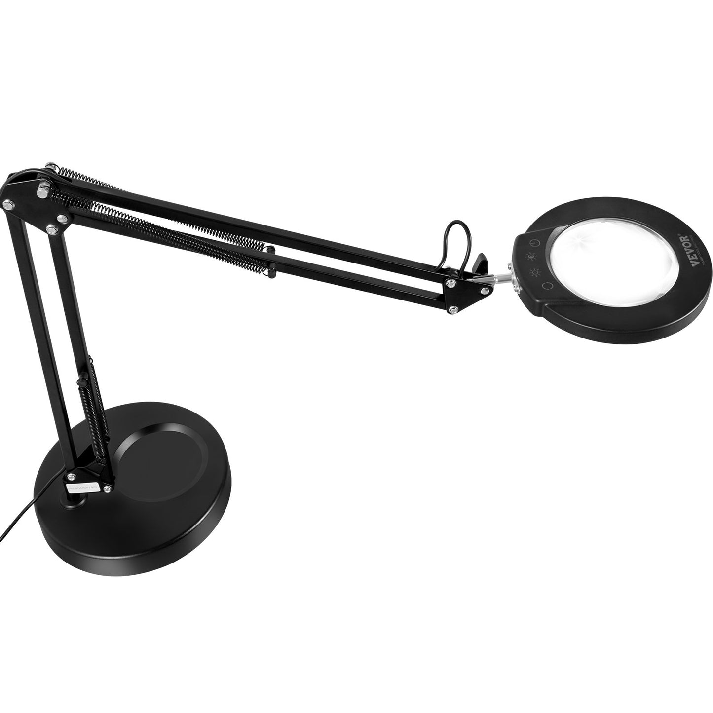 Förstoringsglas med ljus & bas 5X förstoringslampa 4,3" lins 5 färg