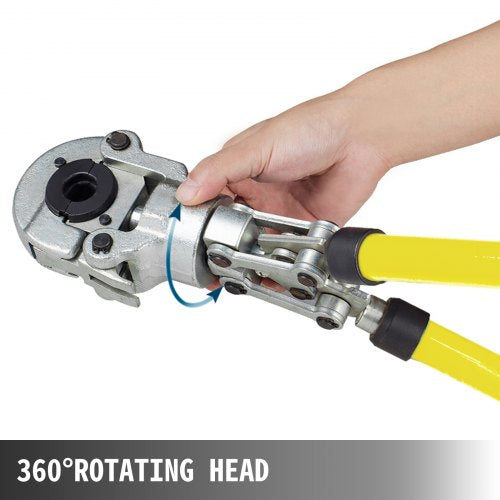 Copper pipe crimping tool Plumbing crimping tool V 12-28mm, crimping pliers Copper pipe crimping tool TH 16-32mm Jaws 360° head | EU
