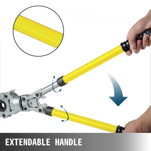 Copper pipe crimping tool Plumbing crimping tool V 12-28mm, crimping pliers Copper pipe crimping tool TH 16-32mm Jaws 360° head | EU