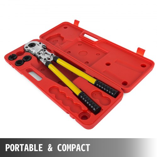 Copper pipe crimping tool Plumbing crimping tool V 12-28mm, crimping pliers Copper pipe crimping tool TH 16-32mm Jaws 360° head | EU