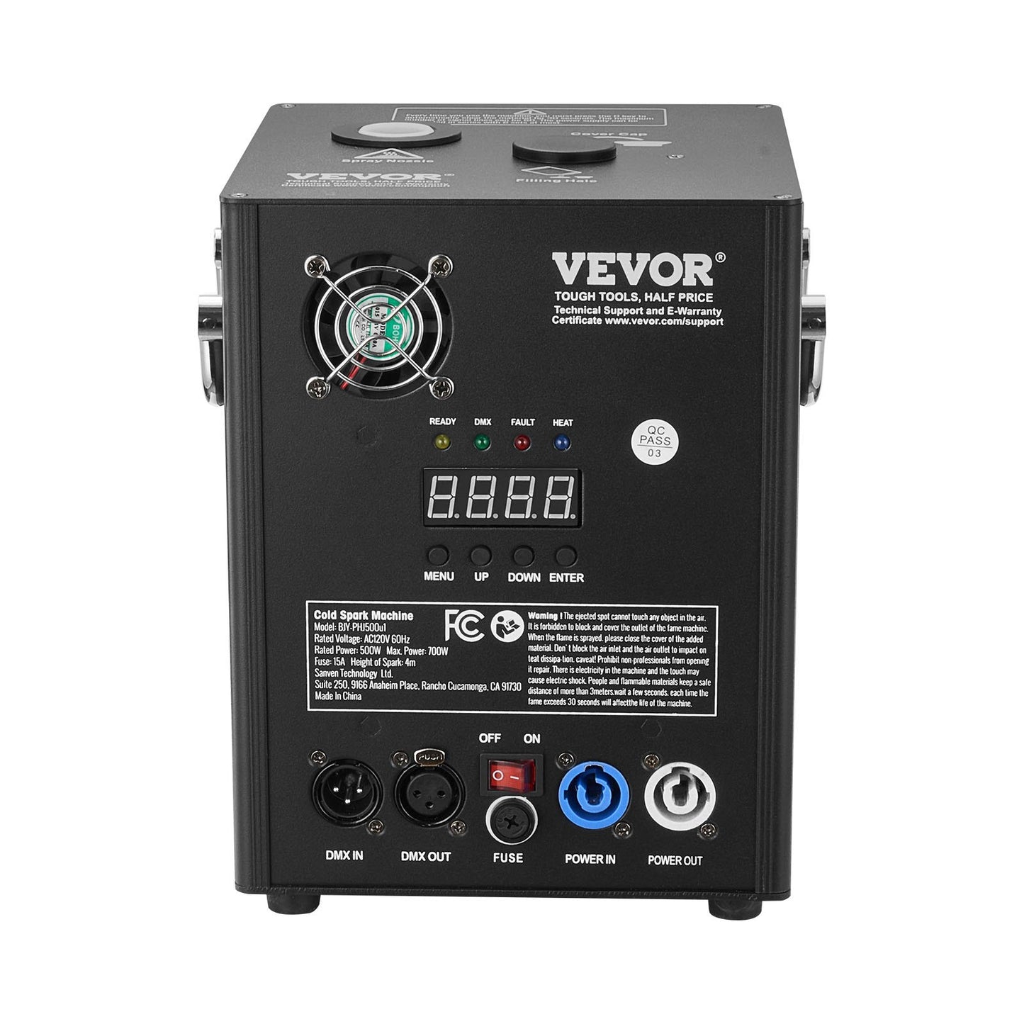 Cold Spark Firework Machine 500W 2-4M Scen DJ Bröllopsfest