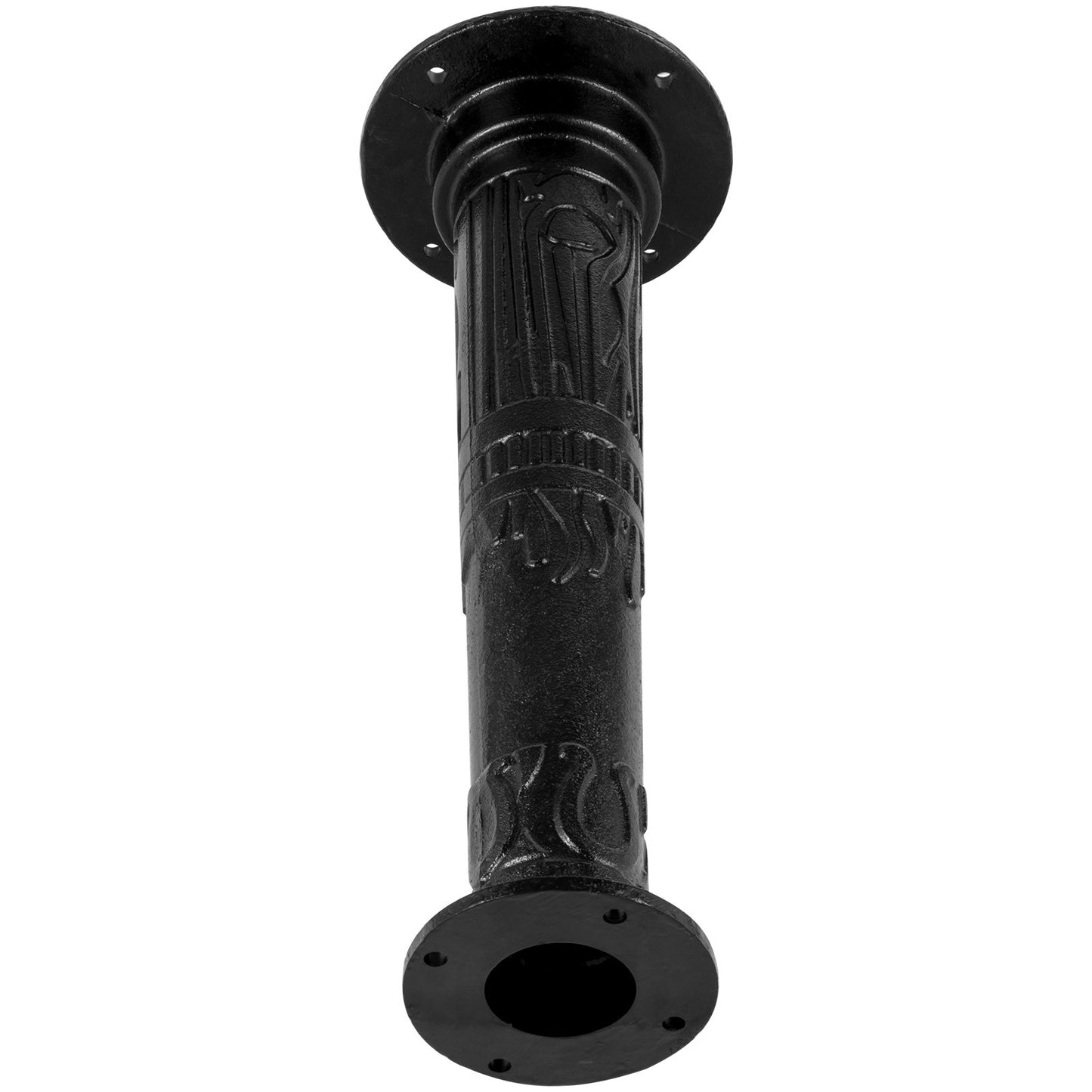 Antique Hand Water Pump Stand Jug Pump Stand Cast Iron Well Pump Stand w/Pre-set 0.5" Hole for Easy Installation Old Fashion Pitcher Hand Pump Stand for Home Garden Pond Outdoor Black