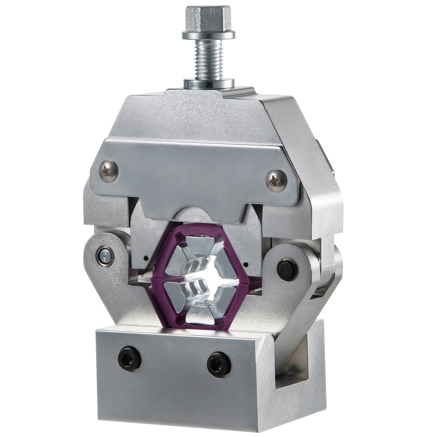 71550 Bärbar manuell hydraulisk rörpress Slangpressningsverktyg och reparationspressverktyg Manuellt manövrerad A/C slangpressverktygssats Hållbar med 4 munstycken för billuftkonditionering