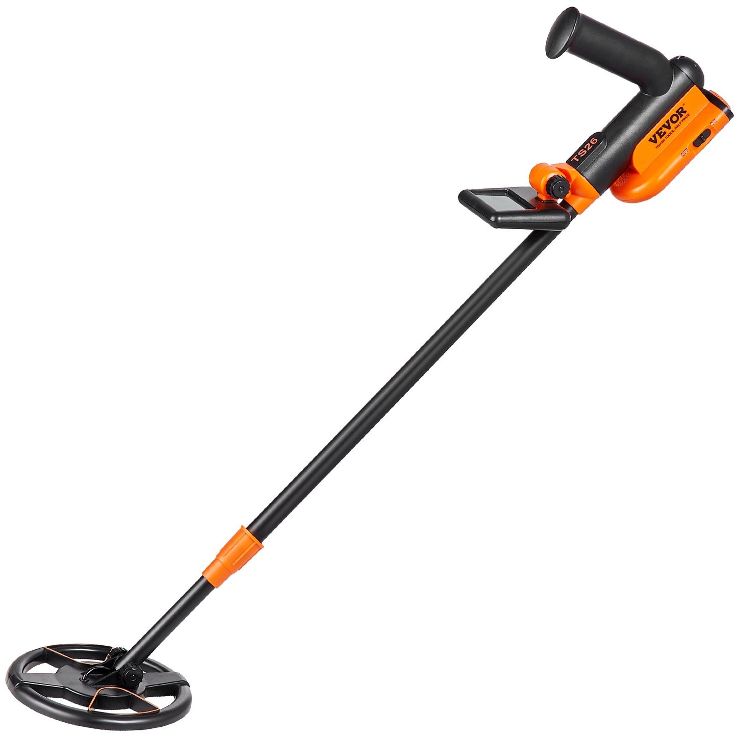 Metal Detector for Kids, 6 Inch Waterproof Search Coil with LCD Screen, Adjustable 26''-36'' Gold Detector, Lightweight Carbon Fiber Stem for Juniors and Teens Discovering Gold Coin Treasure