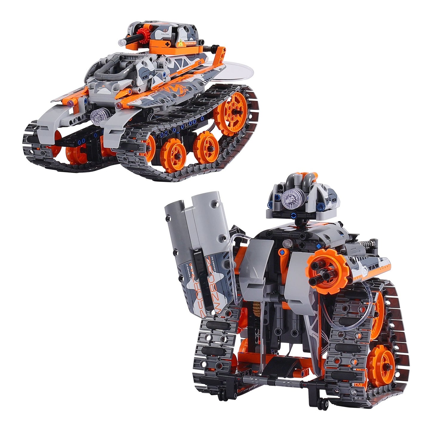 STEM Byggleksaker för barn 5 i 1 App & Fjärrkontroll Bil/Robot 554 PCS