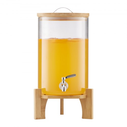 Drinks Dispenser 8L Drinks Dispenser for Parties Glass with Stand