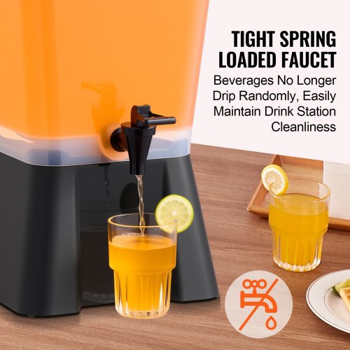 Dryckesdispenser 19L Dryckesdispenser för Fester Plast med Kran