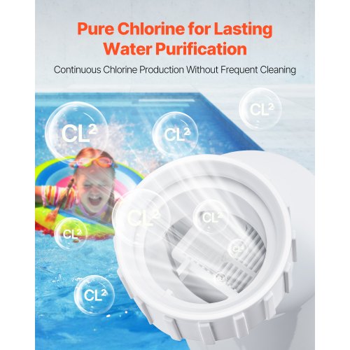 salt water chlorinator system W3T-Cell-15 for above ground pool 40000 gallons | EU