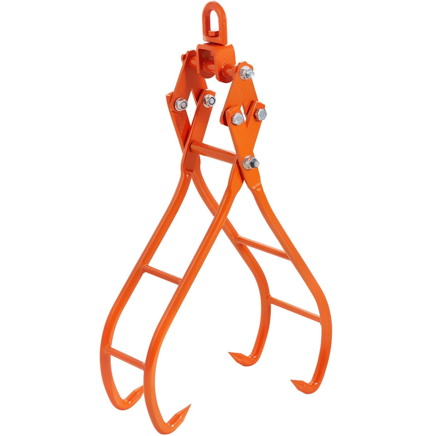 Timber Claw Hook, 28 tums 4 Claw Log Grip för timmertång, svängbara stålstockar lyfttång, Eagle Claws Design med 2205 lbs/1000 kg lastkapacitet för traktorer, terränghjulingar, lastbilar, gaffeltruckar
