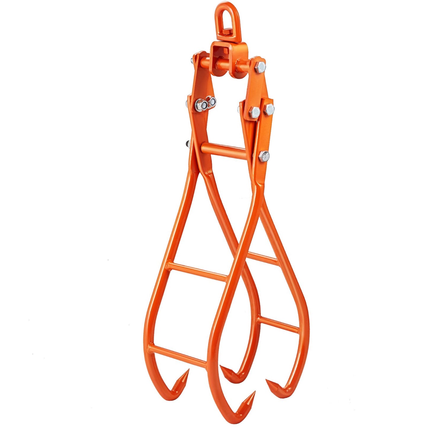 Timber Claw Hook, 28 tums 4 Claw Log Grip för timmertång, svängbara stålstockar lyfttång, Eagle Claws Design med 2205 lbs/1000 kg lastkapacitet för traktorer, terränghjulingar, lastbilar, gaffeltruckar