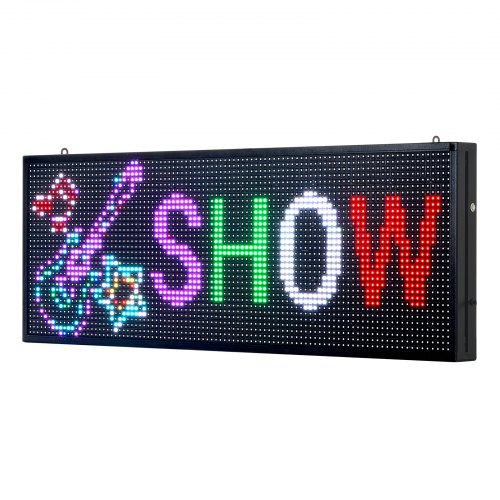 40x14 Zoll programmierbare LED-Schild-Laufschrifttafel P10 Vollfarbe | EU