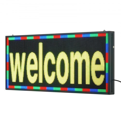 40x18 tum Programmerbar LED-skylt Digital rullande displaykort P6 Fullfärg | EU