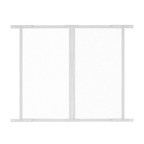 RV-dörrskydd 660,4 x 609,6 mm Dörrgaller Husdjursskydd Vit | EU