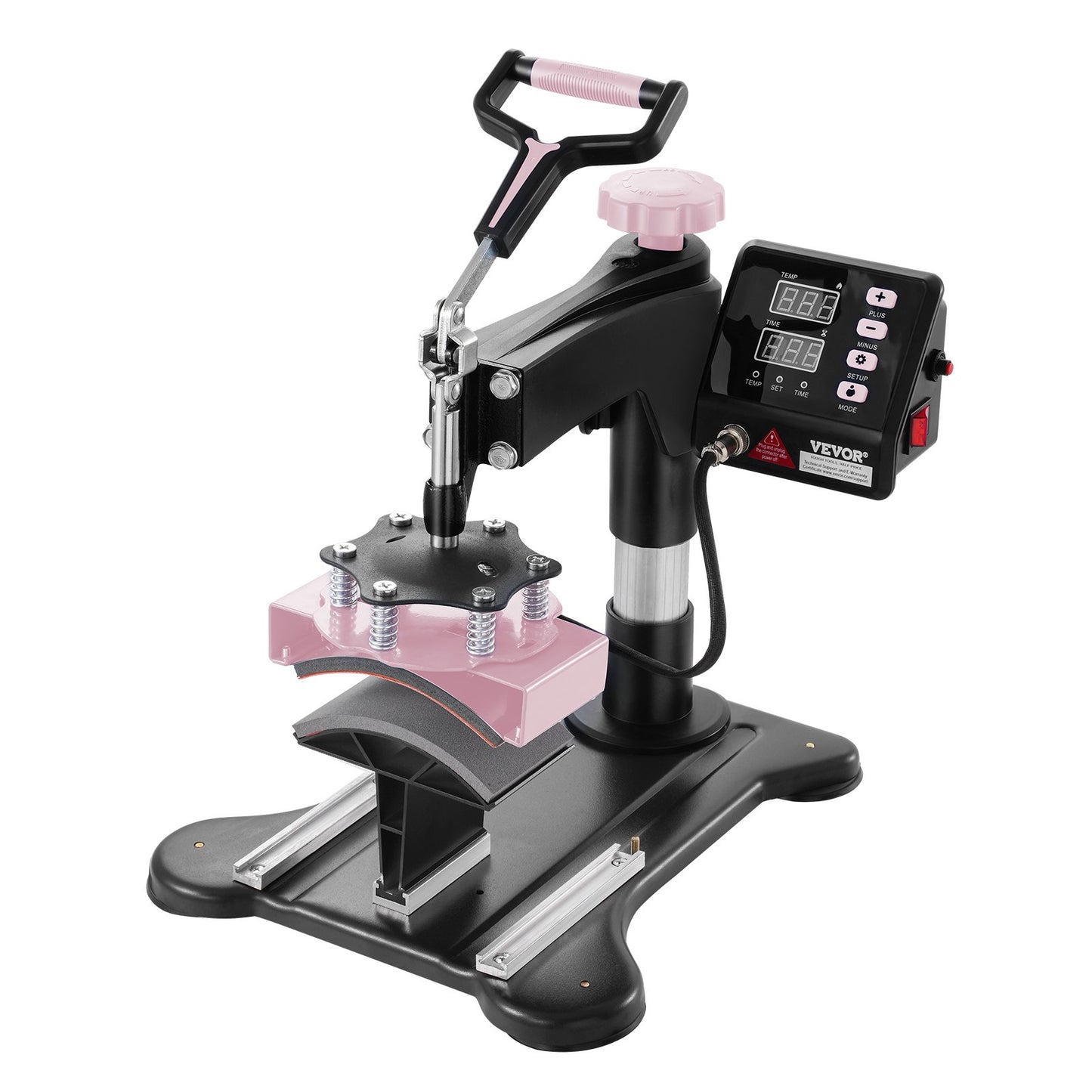 8 in 1 Heat Press Machine 15x15 in 30oz Tumbler Press T-shirts Black