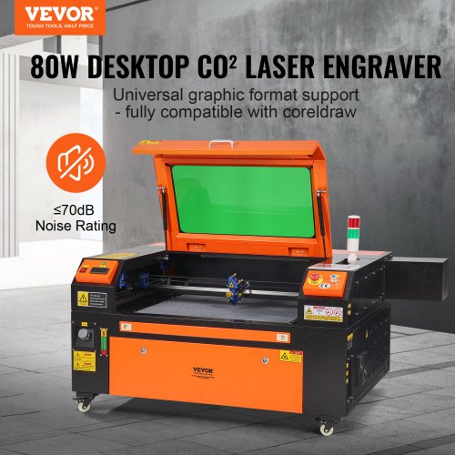 80W CO2 laser engraver, engraving, carving, printing machine, 500x700 mm work bed | EU