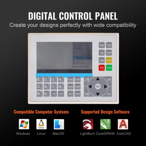 80W CO2 laser engraver, engraving, carving, printing machine, 500x700 mm work bed | EU