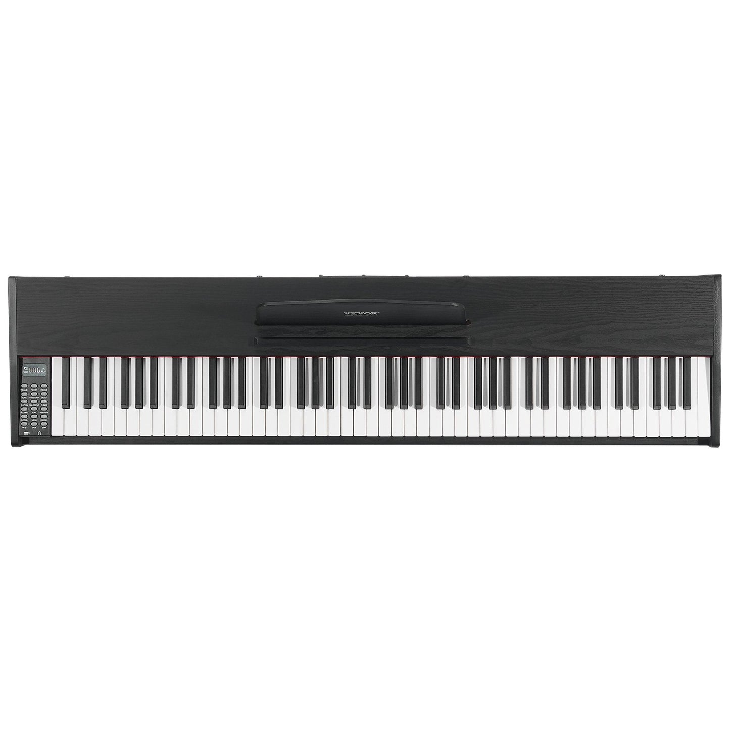 88-tangenter Helviktad digitalpiano Dubbelklaviaturläge Skåpfäste Bänk