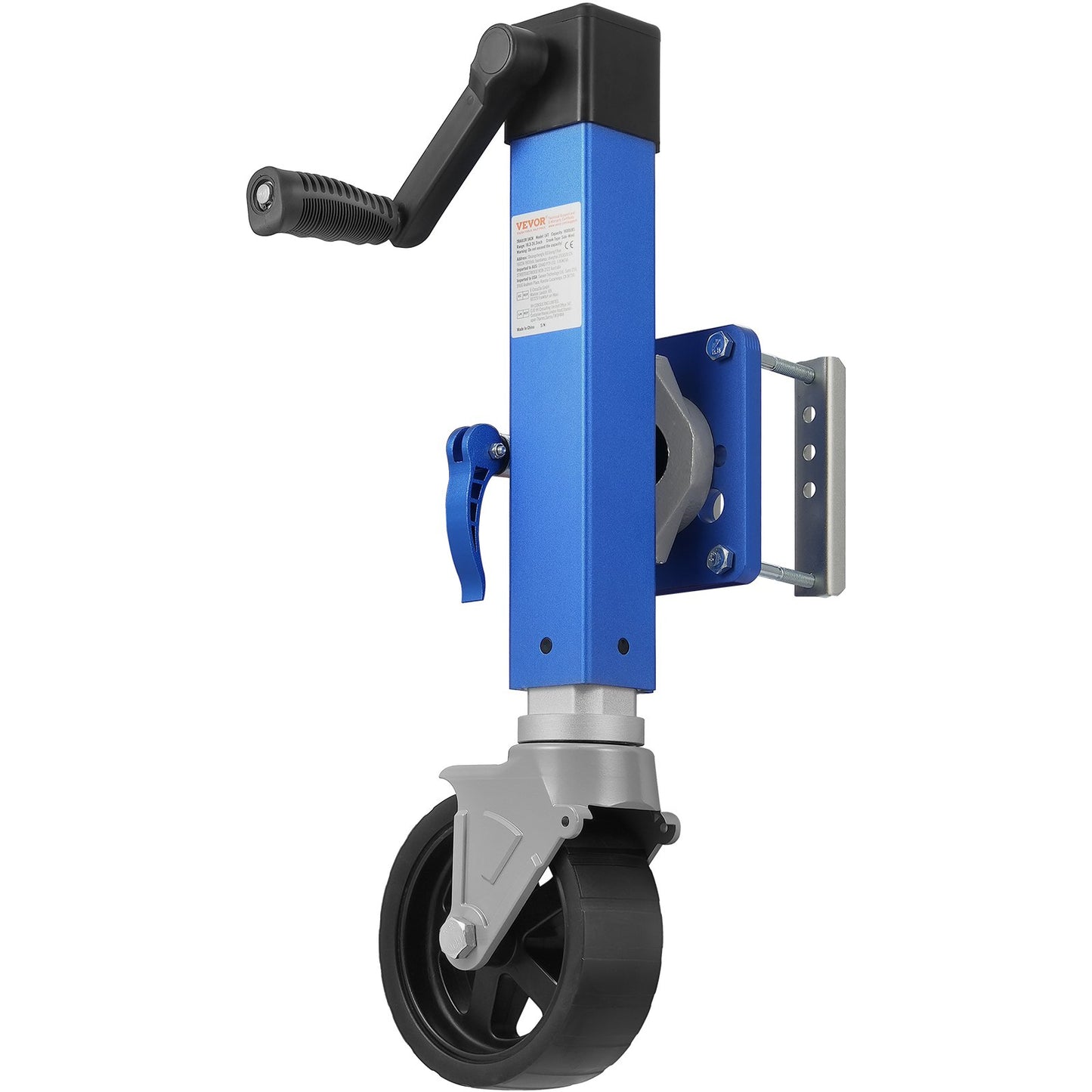 Boat Trailer Jack Marine Heavy Duty Swivel Mount Tongue Jack 1600 lbs Load