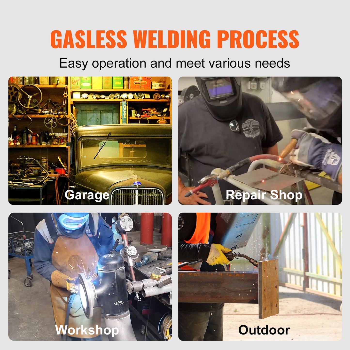 Flux Cored Welding Wire, E71T-GS 0.030-inch 10LBS, Gas-Free MIG Mild Steel Welding Wire with Low Spatter for All-Position and Outdoor Arc Welding