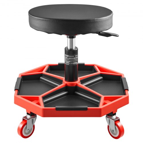 Rolling Mechanic Stool Adjustable Garage Seat 300 lbs Load with Wheels | EU