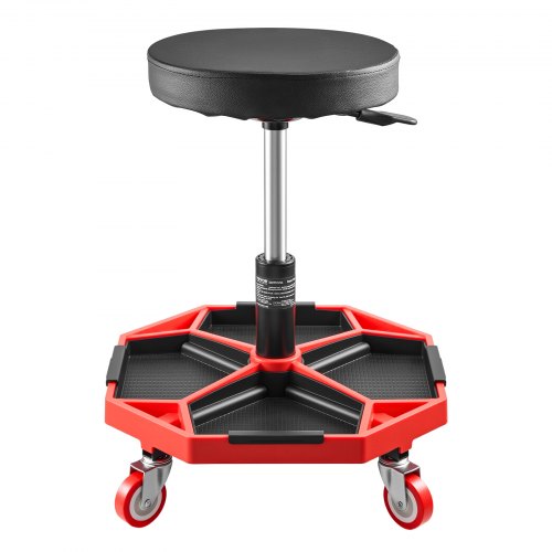 Rolling Mechanic Stool Adjustable Garage Seat 300 lbs Load with Wheels | EU