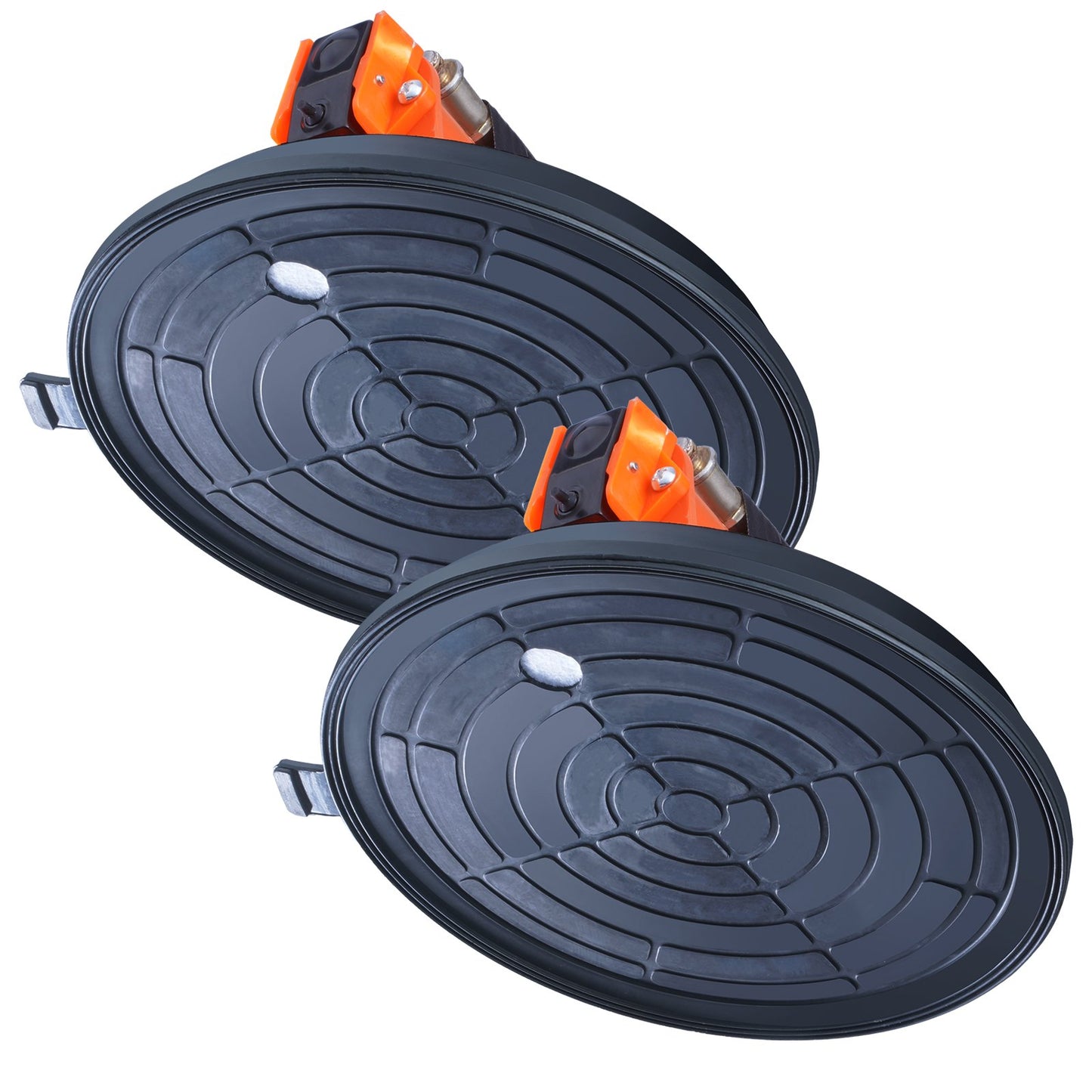 Glass Suction Cup, 8" 2-Pack 615 lbs Load Capacity, Vacuum Suction Cup with Steel Handle and Carrying Case, Heavy Duty Industrial Suction Cup Lifting Tools for Glass, Granite, Tile, Metal, Wood Lifting