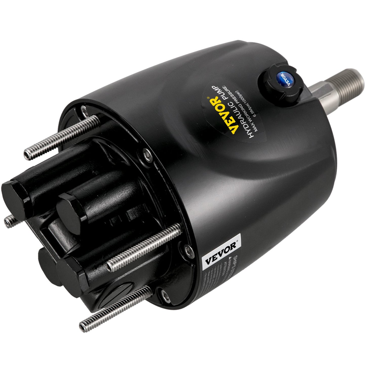 Hydraulic Outboard Steering Kit 300HP, Hydraulic Steering Kit Helm Pump,Hydraulic Boat Steering Kit with 22 feet hydraulic steering hose for boat steering system