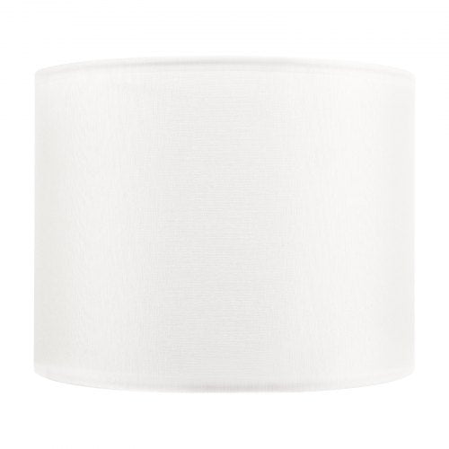 Trumlampskärm 33 x 33 x 25 cm mellanstor rund lampskärm (offwhite linne) | EU