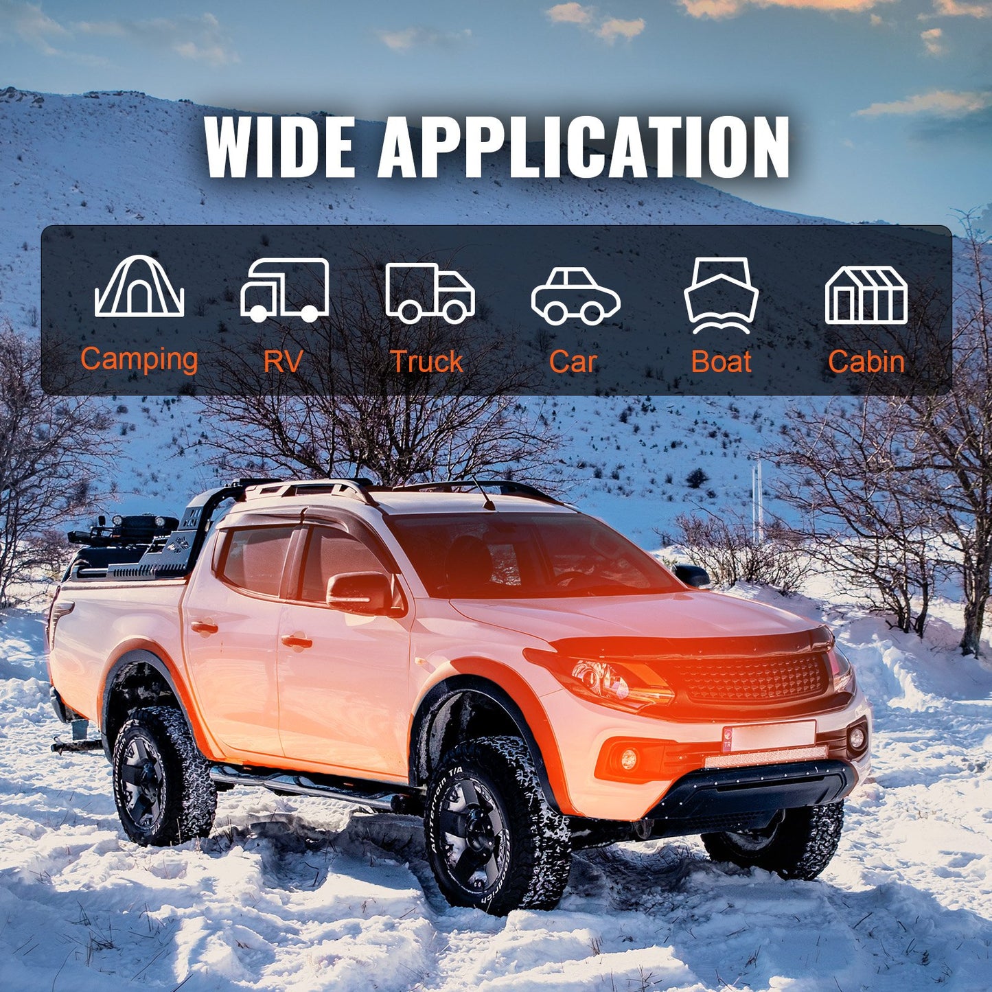 Diesel Air Heater All-in-one 12V 8KW LCD Remote Control for RV Indoor