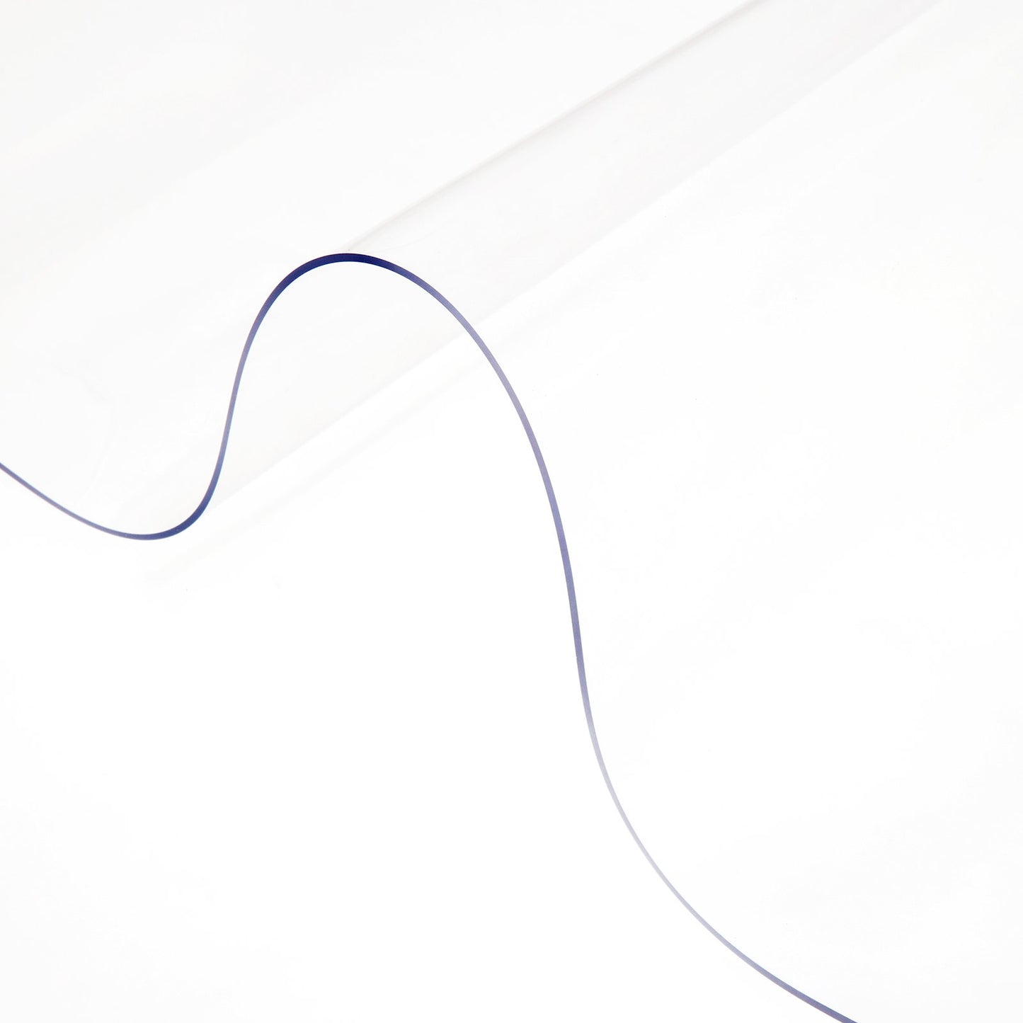 1,5 mm Pvc Bordsduk Bordsöverdrag 107 X 213 Cm Klar Bordsmatta Transparent Bra