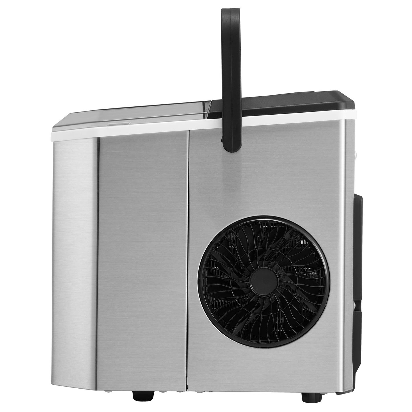 Portable Countertop Ice Maker 26lbs/24H Self-Cleaning with Bucket Basket