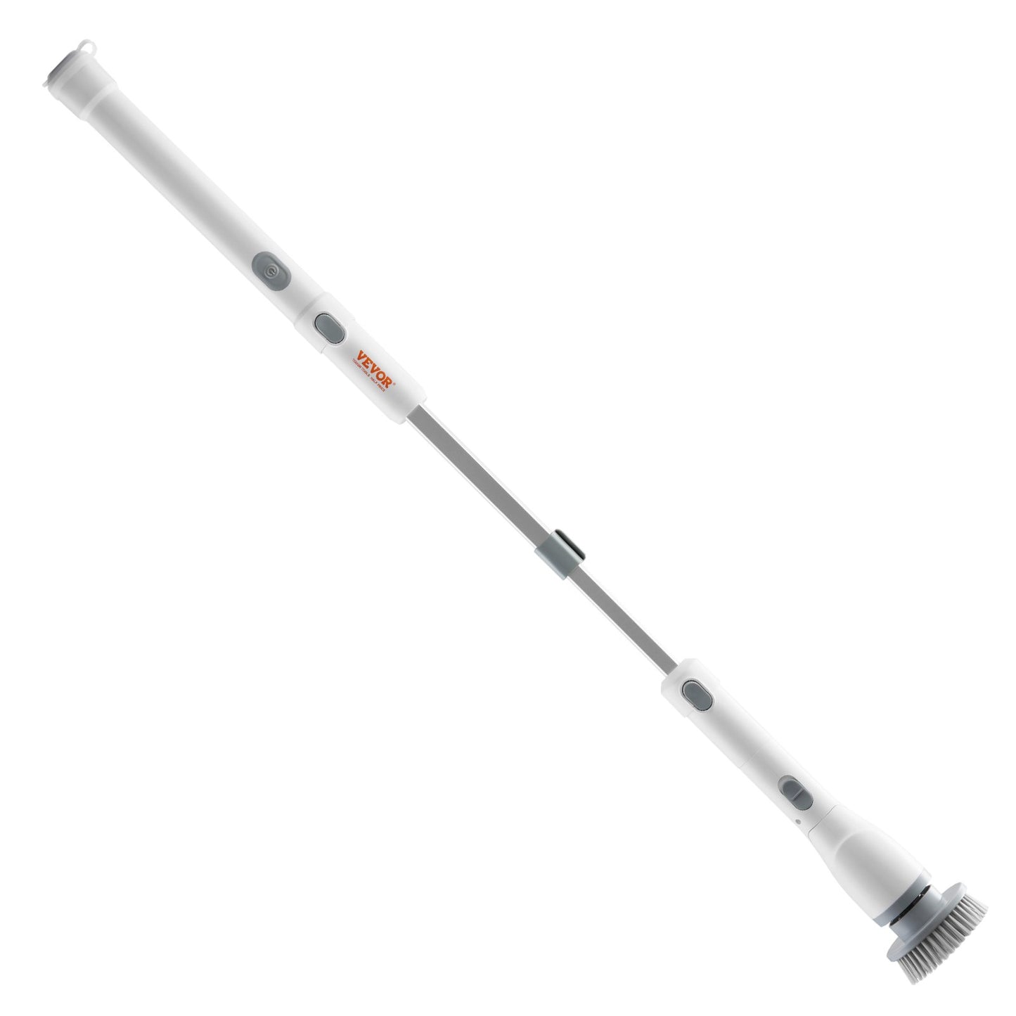 Electric Spin Scrubber, sladdlös rengöringsborste med 2 justerbara hastigheter och utdragbart långt handtag, 1,5H Runtime Power Shower Scrubber med 4 utbytbara borsthuvuden för badrum, badkar, kakel
