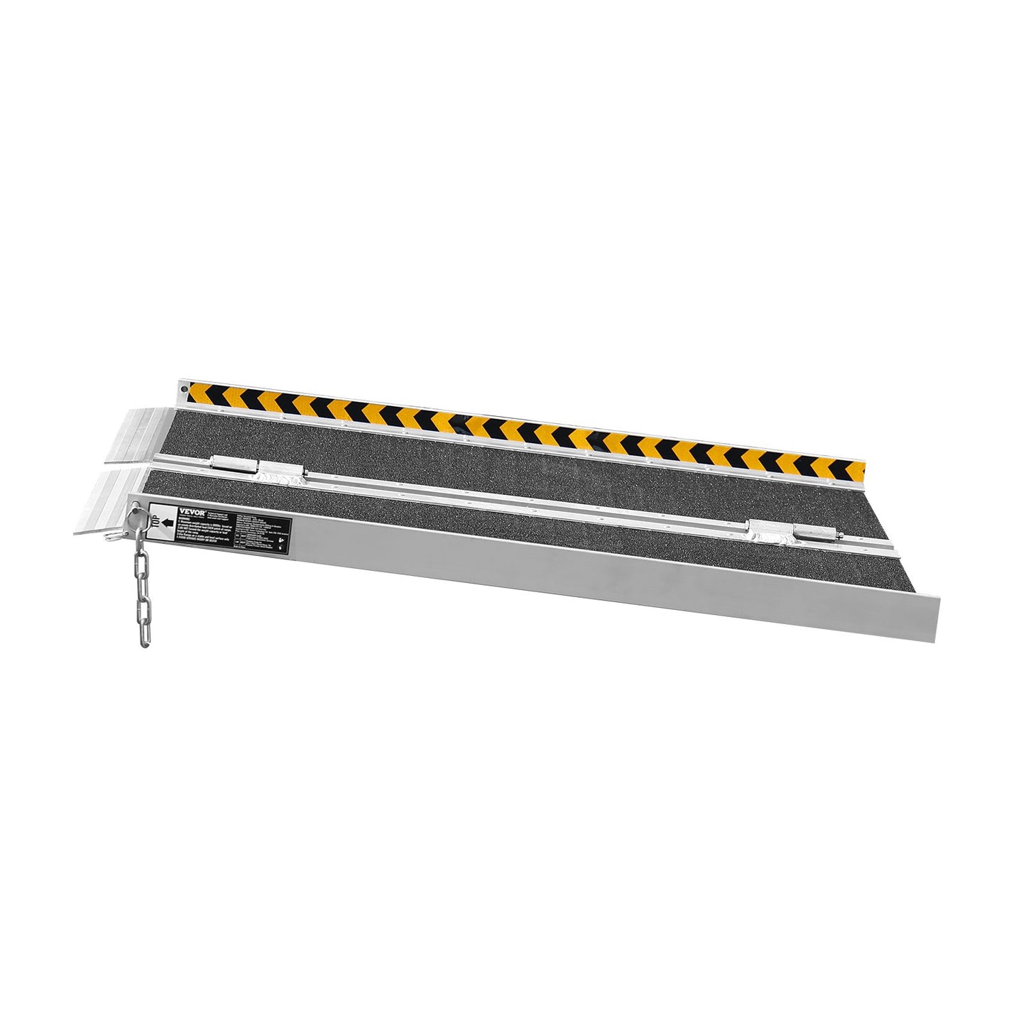 Tragbare Rollstuhlrampe, 2 Fuß, 800 lbs Tragkraft, rutschfeste, faltbare Schwellenrampe aus Aluminium, faltbare Rampe für Mobilitätsroller, Rollstuhlrampe, Behindertenrampe für Haustreppen, Treppen, Türen, Bordsteine