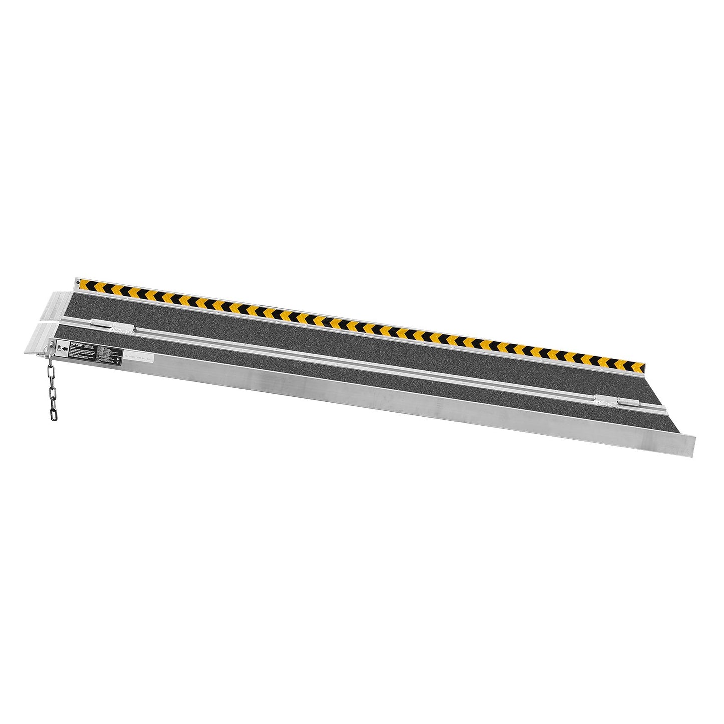 Bärbar Rullstolsramp, 6 fot 800 lbs Kapacitet, Halkfri fällbar tröskelramp av aluminium, hopfällbar Mobility Scooter Ramp Rullstolsramp, Handikappramp för hemtrappor, trappor, dörröppningar, trottoarkanter